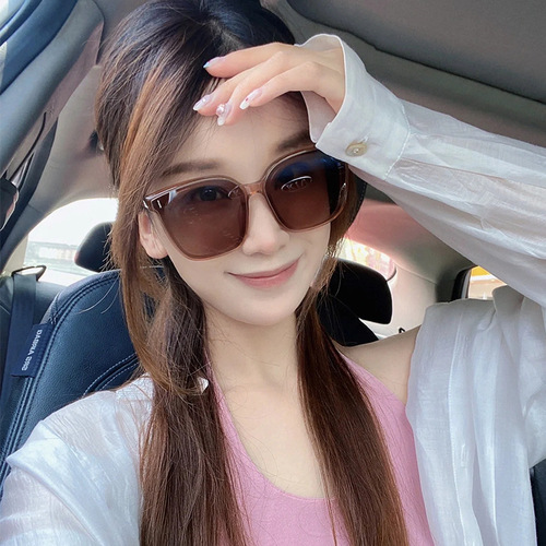 New GM Folding Sunglasses for Women, Ultra Lightweight, Wholesale, High-End Black, Instagram-Inspired Polarized Sunglasses, UV Protection