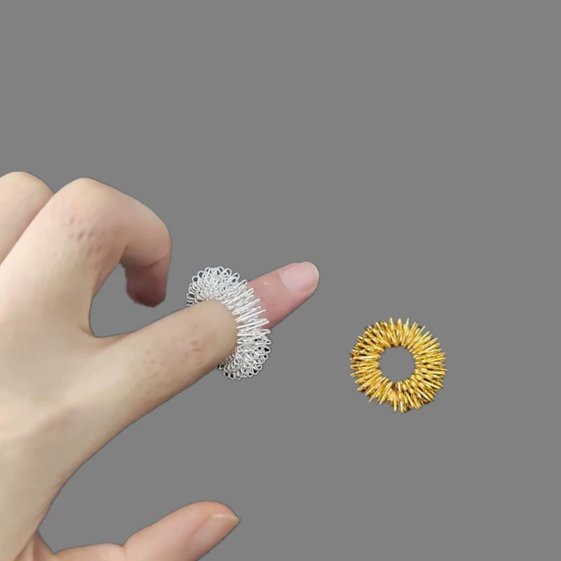 Finger massage ring мини-пружина распаковать пальцы массажные кольца