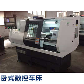 燕尾式床身排刀式数控车床CNC32双主轴卧式车床CK6132