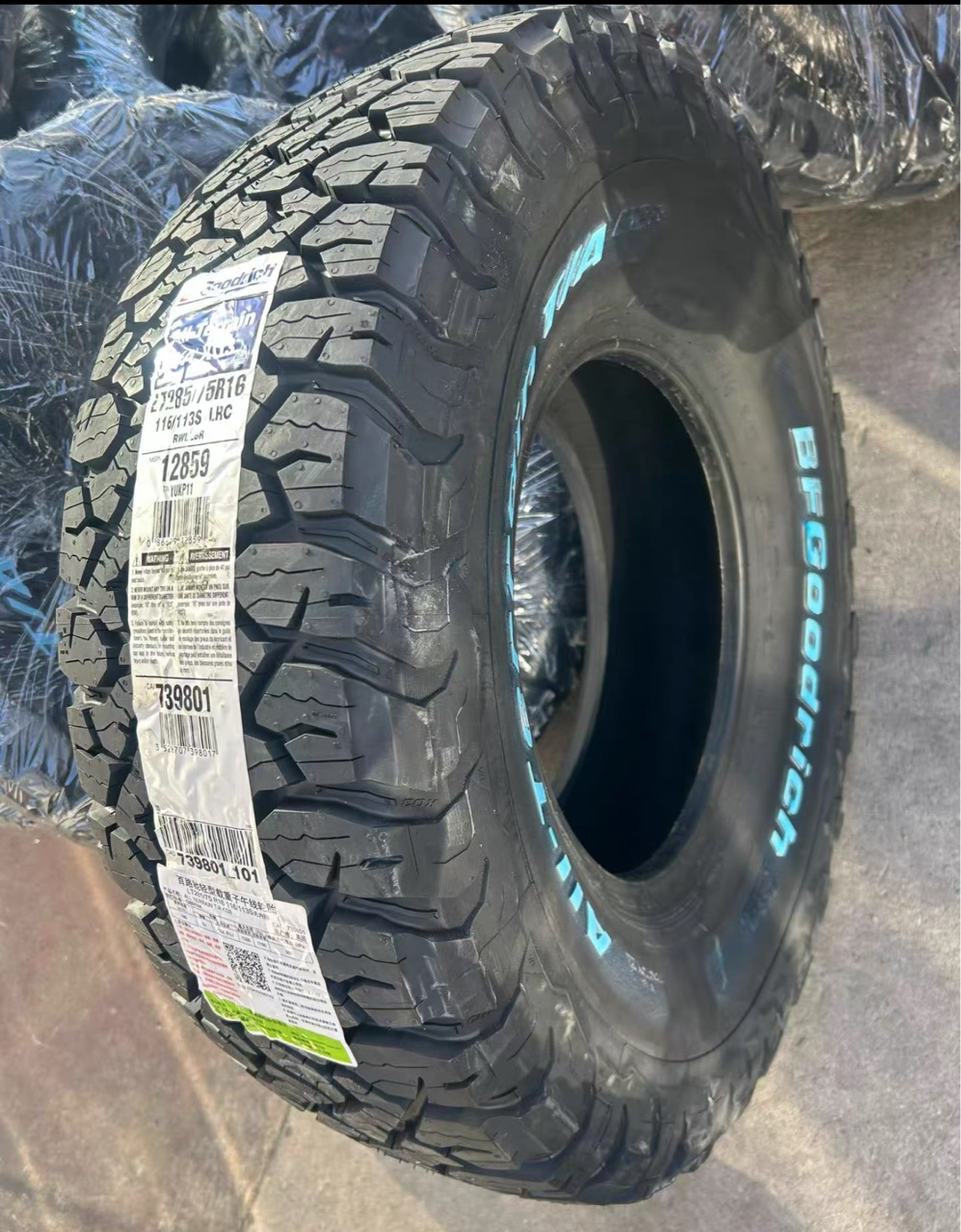 Brand New Bfgoodrich 285/75R16 Ko3 at Off-Road Tire, Imported from the Usa in 2025