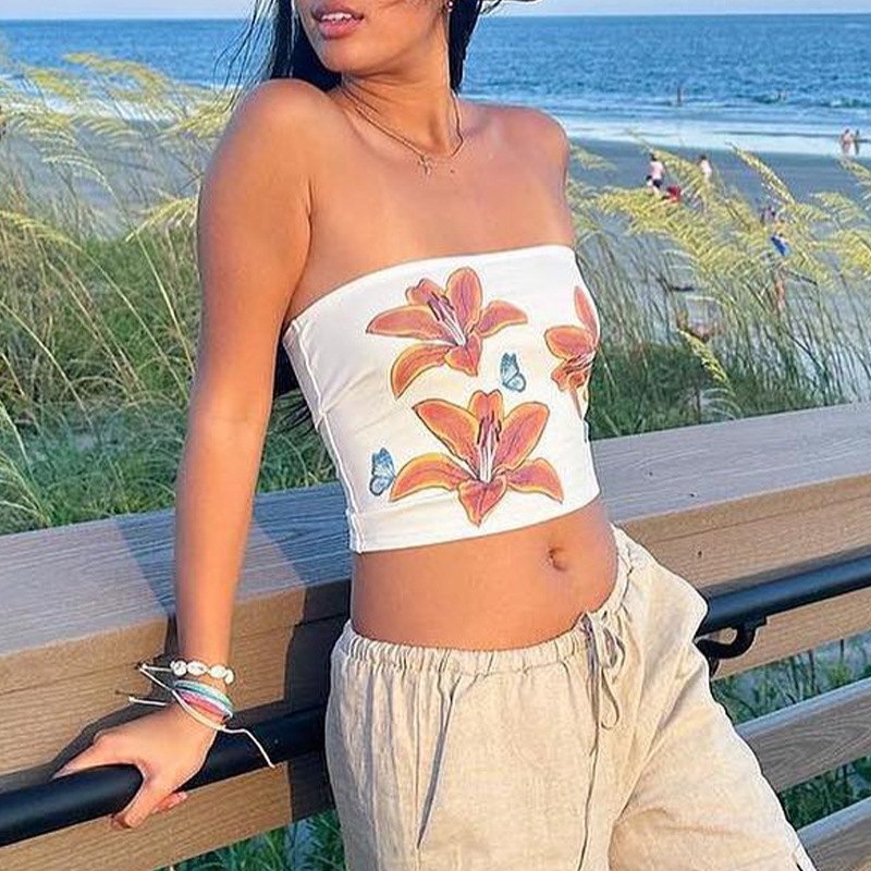 Chic strapless top