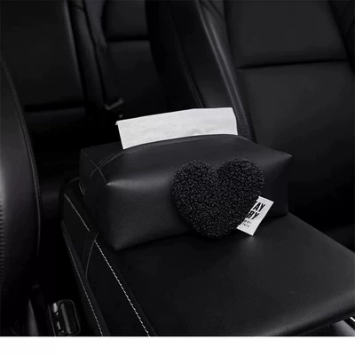 heart-shaped car tissue box, car: Car tissue box/set