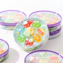 批发食品友芙卡通汽车工程车造型软糖啫喱糖休闲盒装糖果儿童零食