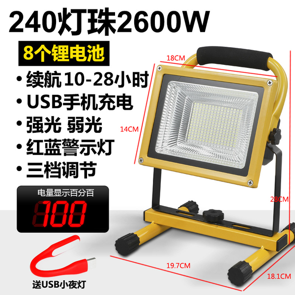 LED travel spotlight