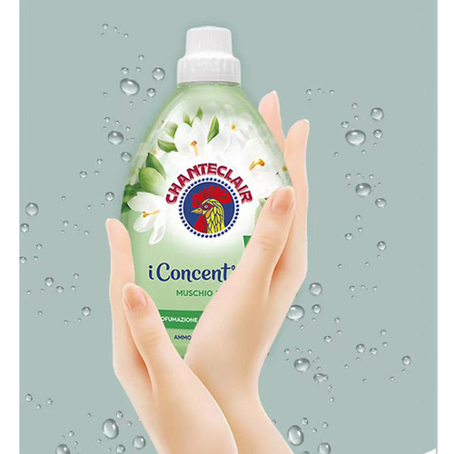 Imported from Italy, clothing softener, big rooster head and white moss scented clothing care agent 1000ml wholesale