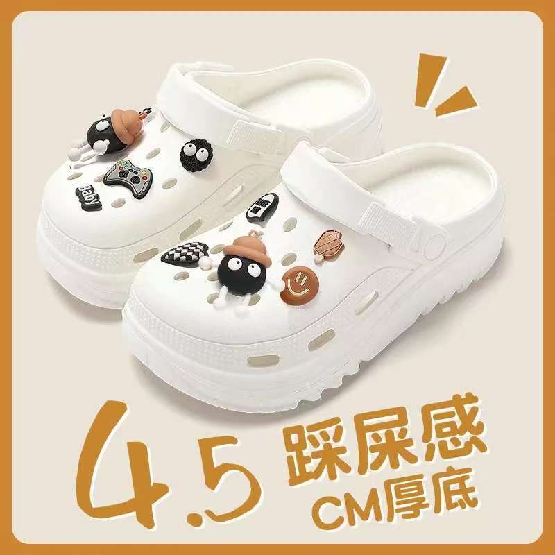Zapatos de grano grueso para mujeres 2025, nuevos zapatos de verano para mujeres embarazadas con suela suave antideslizante antiodor, sandalias para mujeres image 11