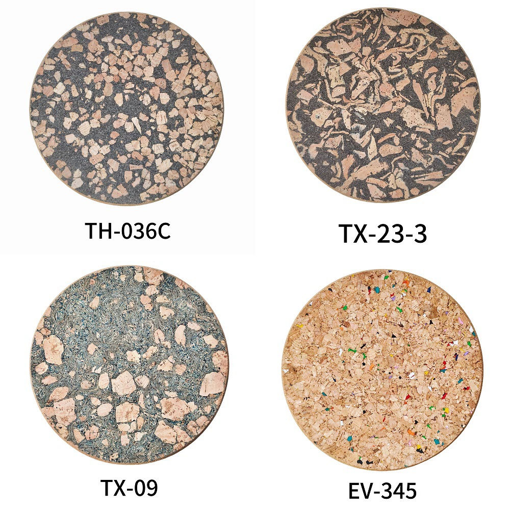 Скандинавский ветер текстурированный потовый столовый коврик для защиты окружающей среды пробковый материал для дома