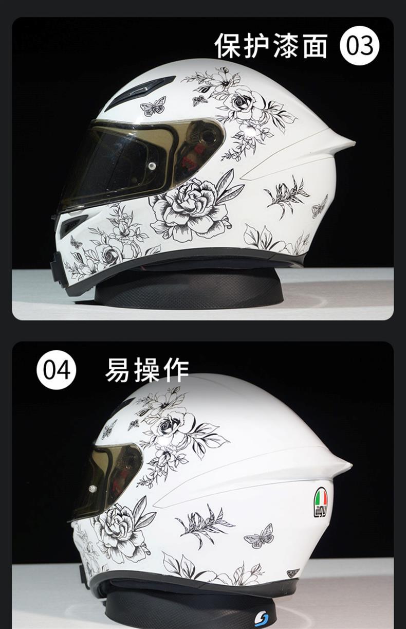 Motorcycle Helmet Stickers Universal Modified Full Helmet Decals