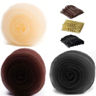 热销头发填充器垫发海绵甜甜圈发饰套装盘发工具编发垫器约50g