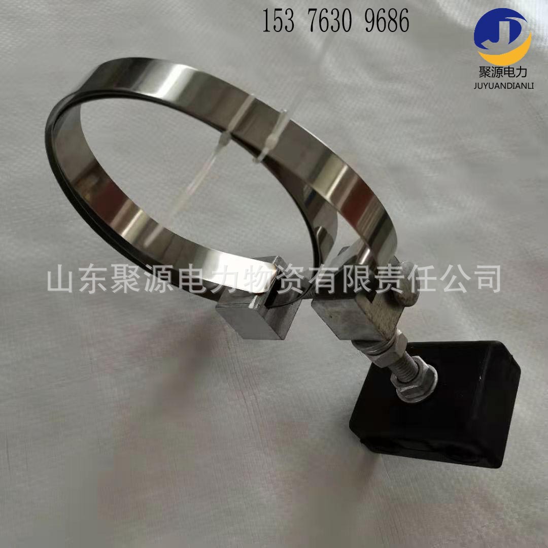 Stainless steel belt down lead clamp optical cable fixing hardware…