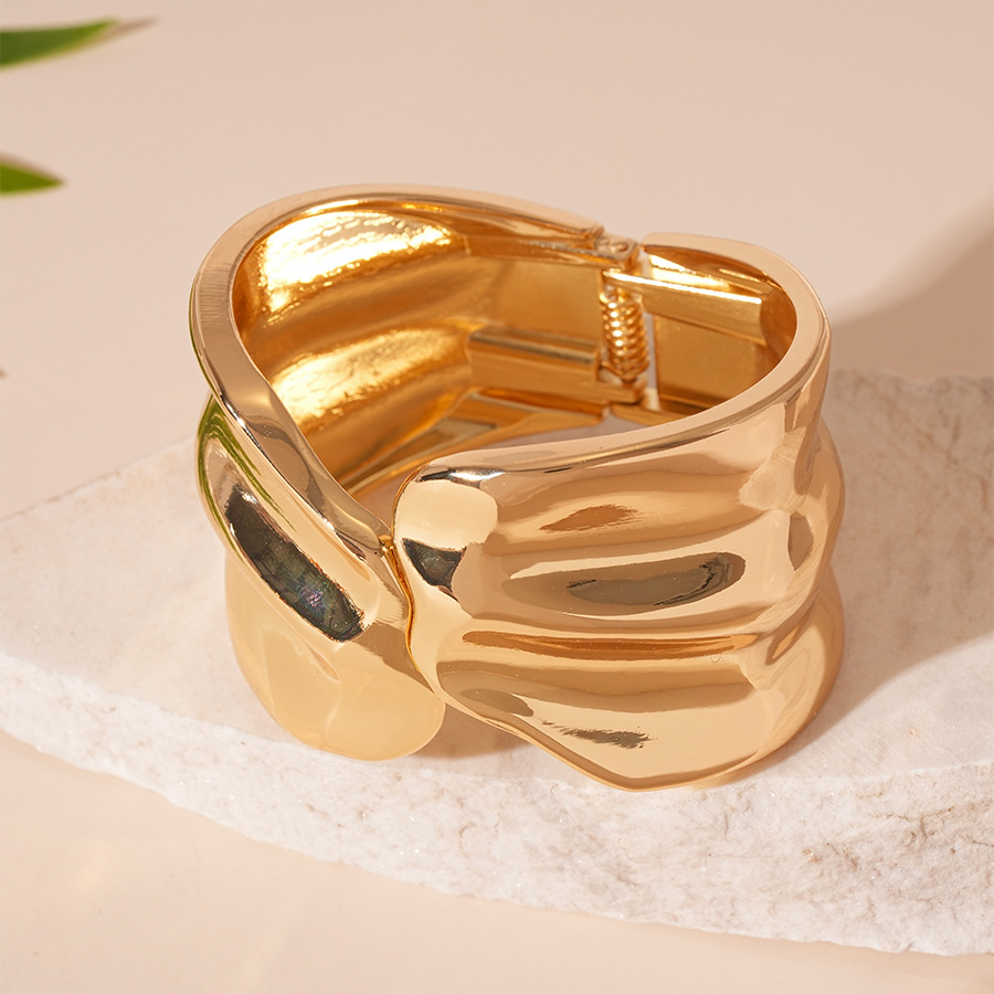13 # Bracelet - Oro - Hojas