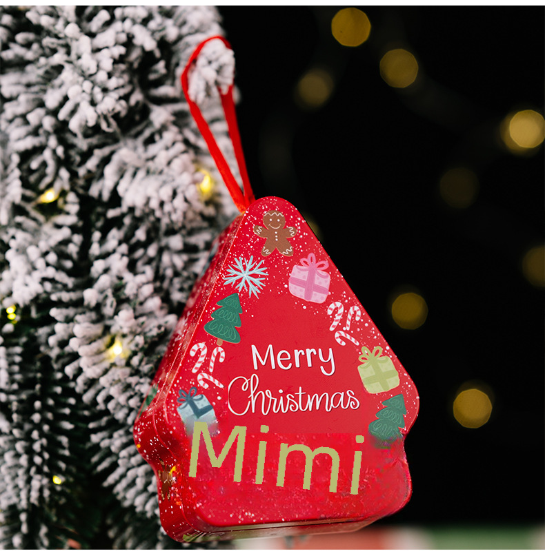 Christmas New Arrival Decorations Polygonal Cartoon Printed Tinplate Box Christmas Season Children's Handheld Gift Box_voghion.com