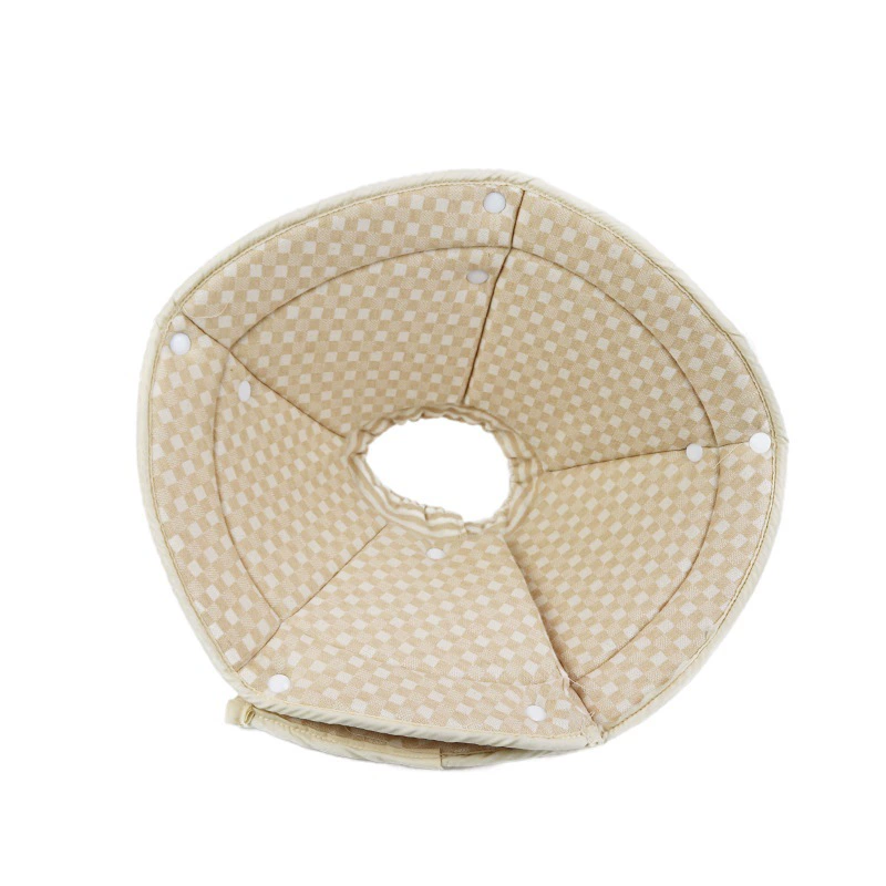 Amazon Новый складной губчатый ошейник для домашних животных, ошейник против укусов, универсальный косметический ошейник для кошек и собак