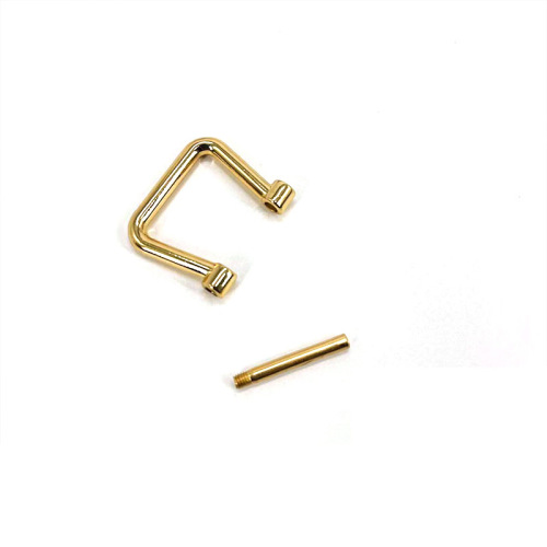 Luggage hardware shoulder strap hand strap accessories screw U-shaped buckle diy woven bag accessories removable die-cast D-shaped buckle