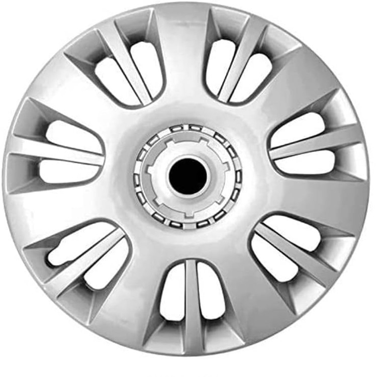 Hub Cap, Universal Hub cover - 14-inch-w-style-silver-1pc