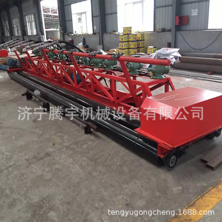 济宁腾宇6米混凝土摊铺排振一体机 排振铺路机厂家