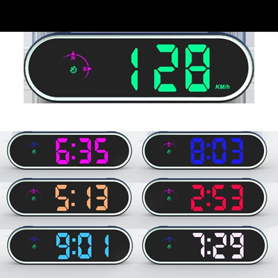 Car-Mounted Electronic Speed Detector Head-Up Display Radar with Automatic Update 2024 New Model Beidou Hud Car Device (Vehicle HUD) - v11-seven-colors-with-usb-cable