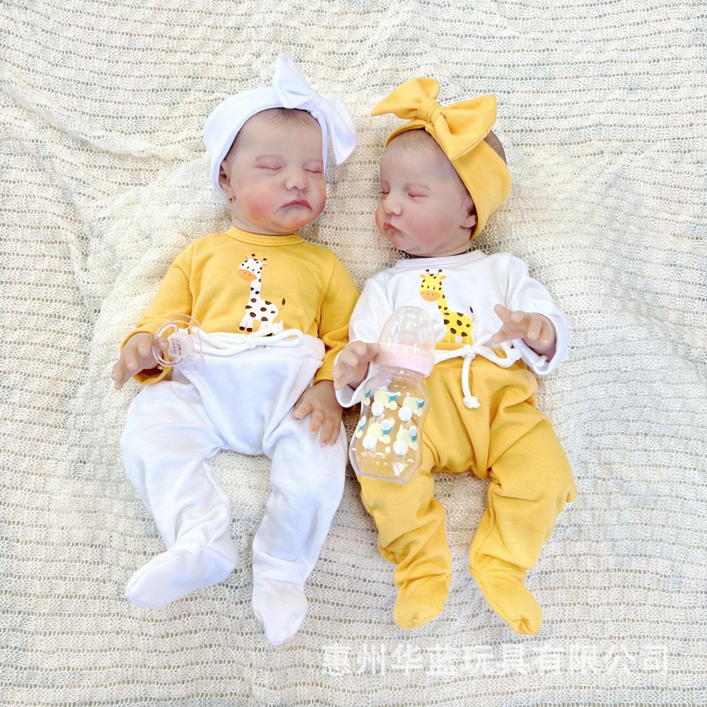 50CM 전신 접착제 LEVI REBIRTH 인형 눈 폐쇄 시뮬레이션  비닐 소녀 인형 혈관이 보입니다.