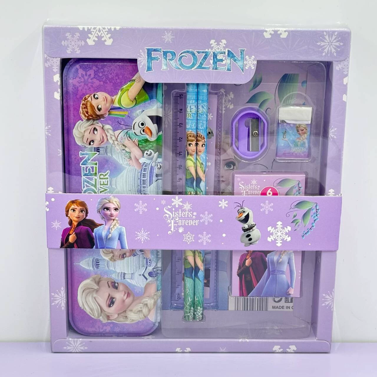 Stationery for students, set, pencil case, crayons for kindergarten