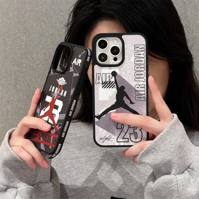 16 Trendy Aj Jordan Edge-Sealed Imd Phone Case 17 Suitable for iPhone 15 Pro Max Cover 13 Shockproof Case 14