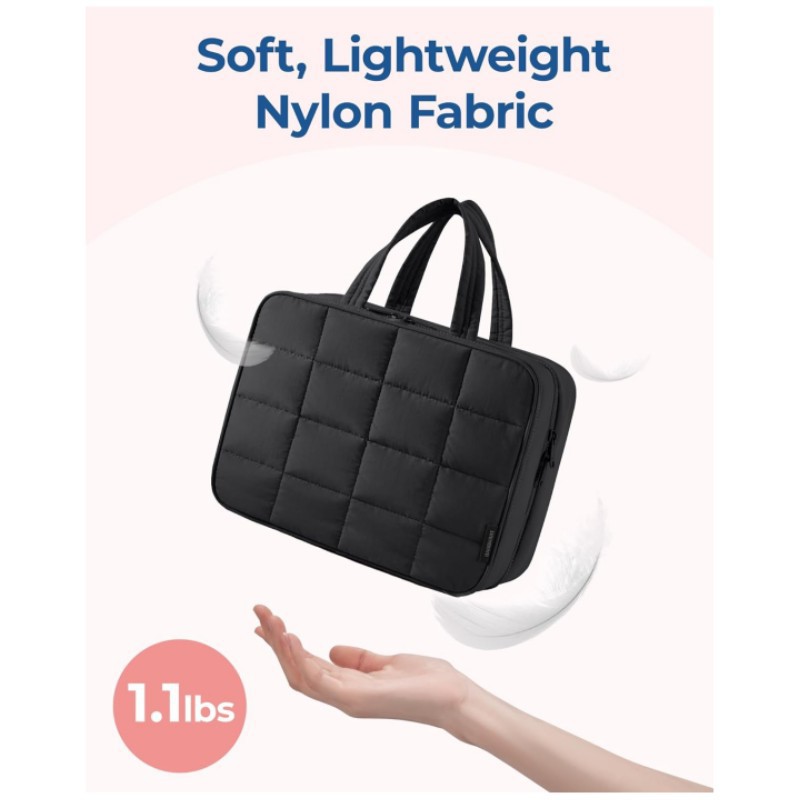 Bolsa multifuncional portátil de gran capacidad de alto valor facial se puede colgar bolsa de maquillaje impermeable bolsa de almacenamiento de lavado