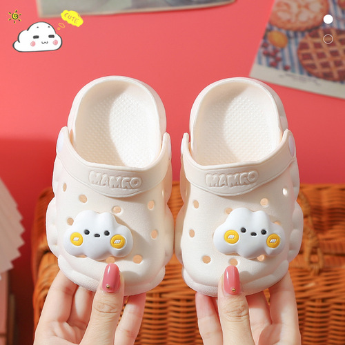 Children's slippers, summer girls' cute soft-soled non-slip children's slippers, children's infants and toddlers' croc shoes wholesale