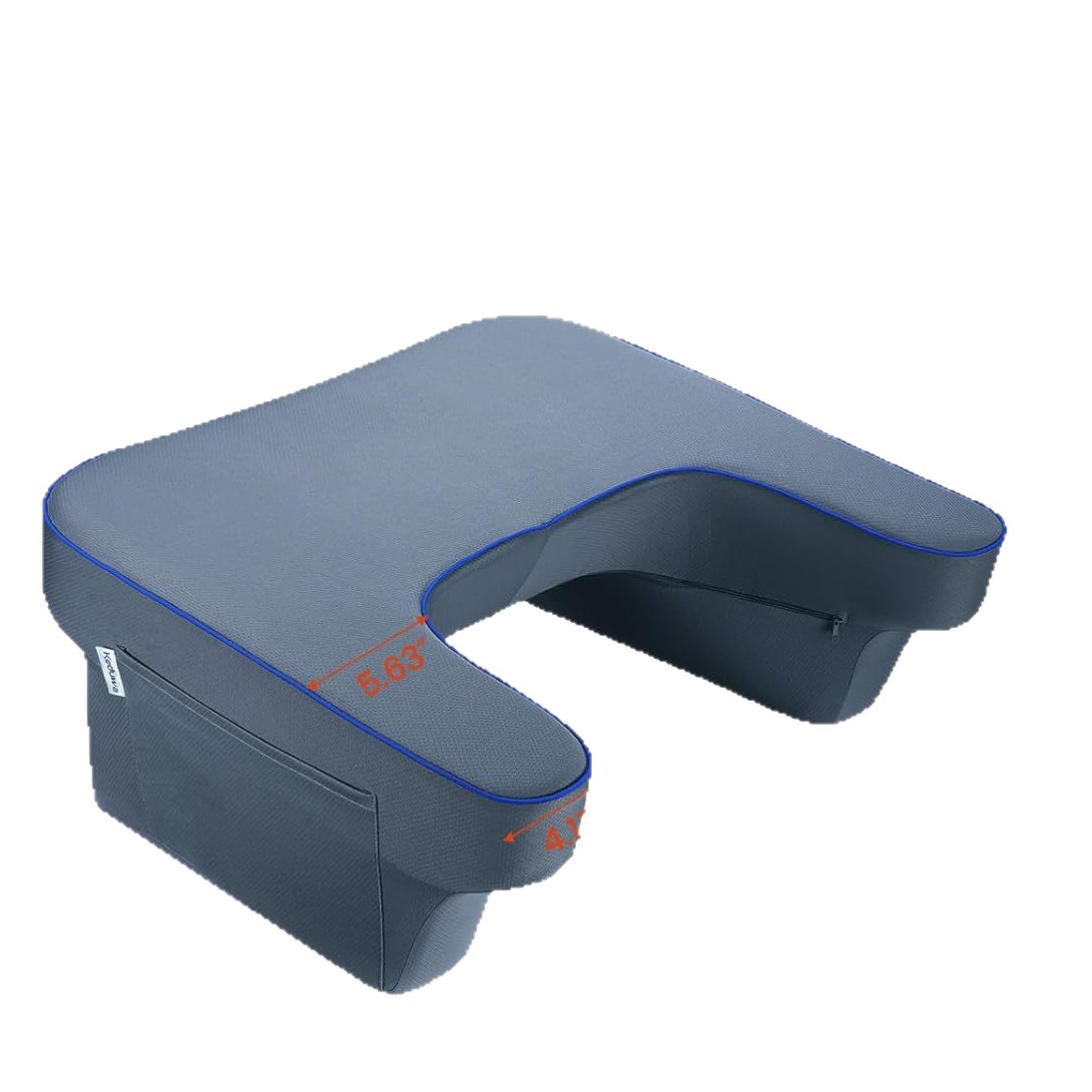 Almohada de escritorio para computadora portátil A23 para jugar o leer en la cama, almohada de lectura de espuma viscoelástica