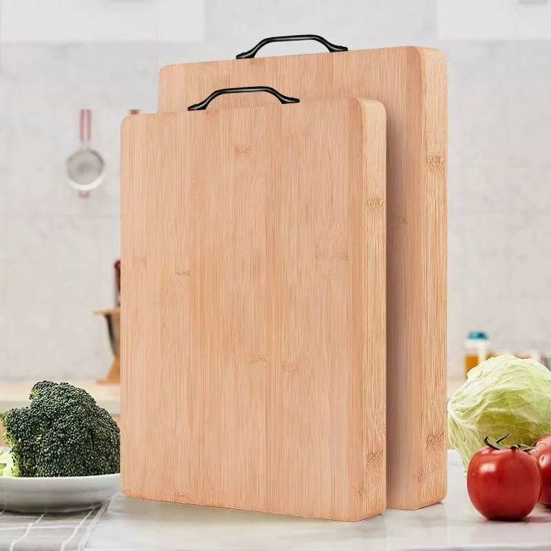 Многофункциональная противогрибковая доска для резки кухни, из цельного дерева нан, бамбук для нарезки, разделочная доска, доска для фруктов, двойная сторона бамбуковая разделочная доска
