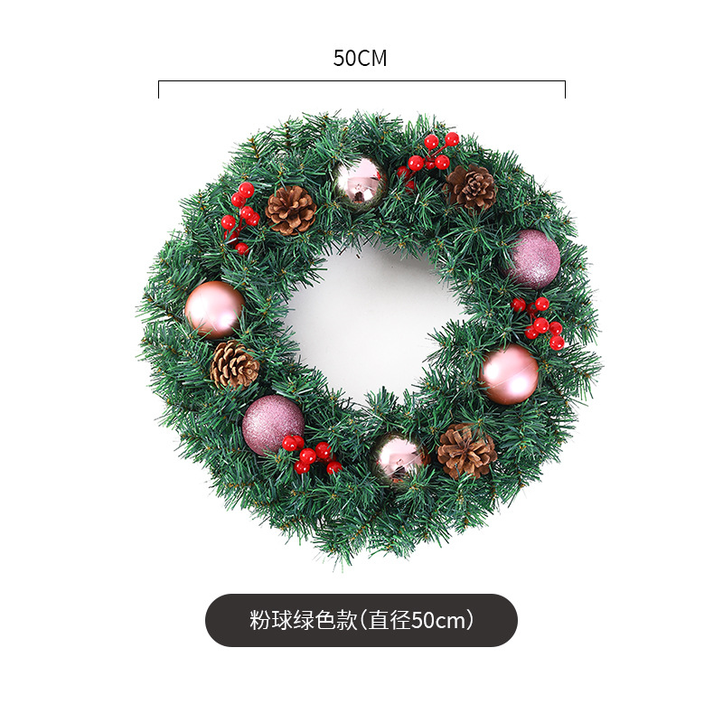 Amazon popular guirnalda de Navidad ratán 40/50/60cm decoración de Navidad Garland decoración escena diseño