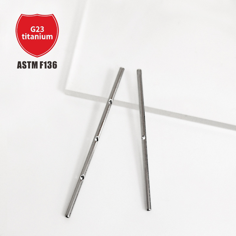 Pointed titanium steel lip stud product view