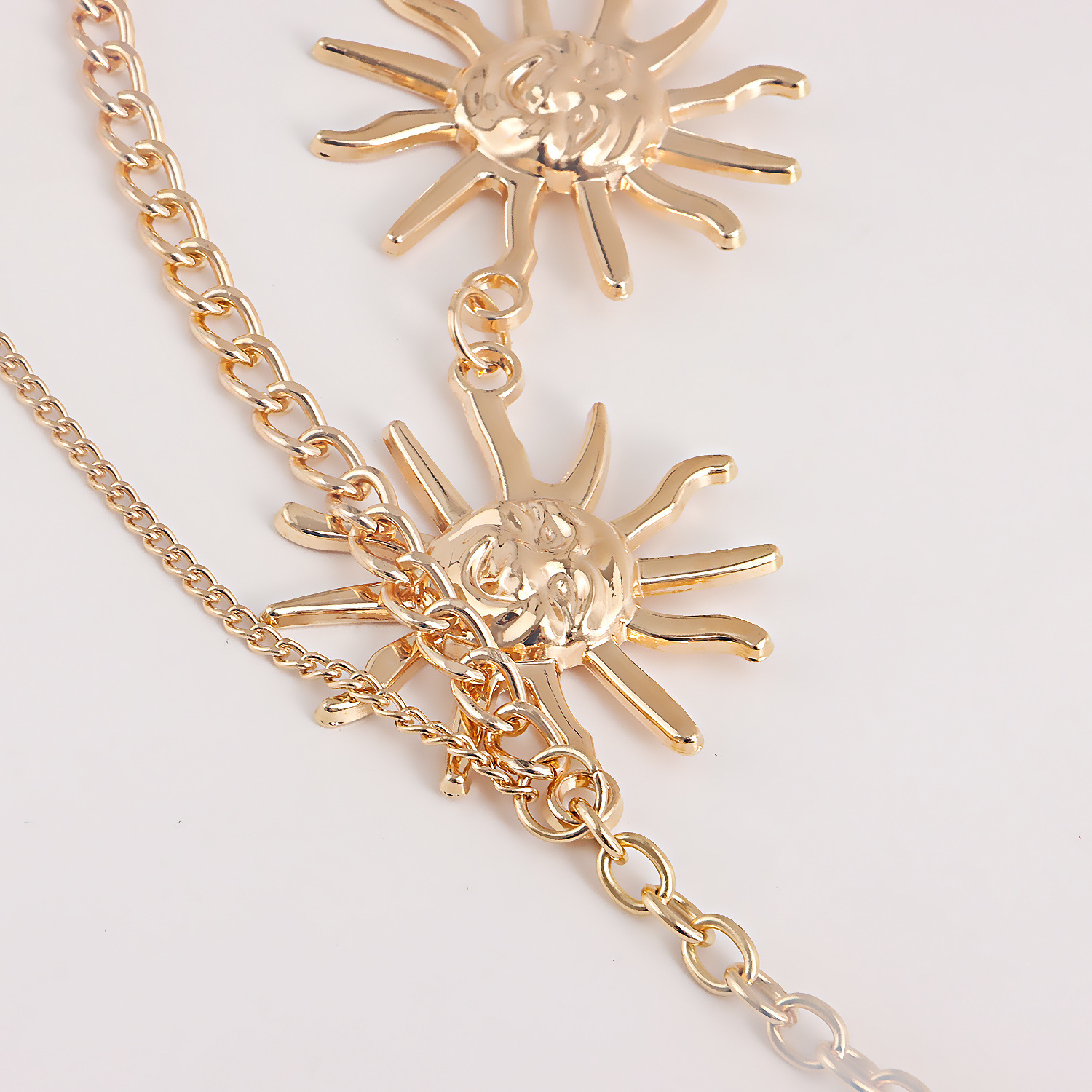 Banquet Occasion Sexy Sun Belt Metal Plating Women'S Chain Belts