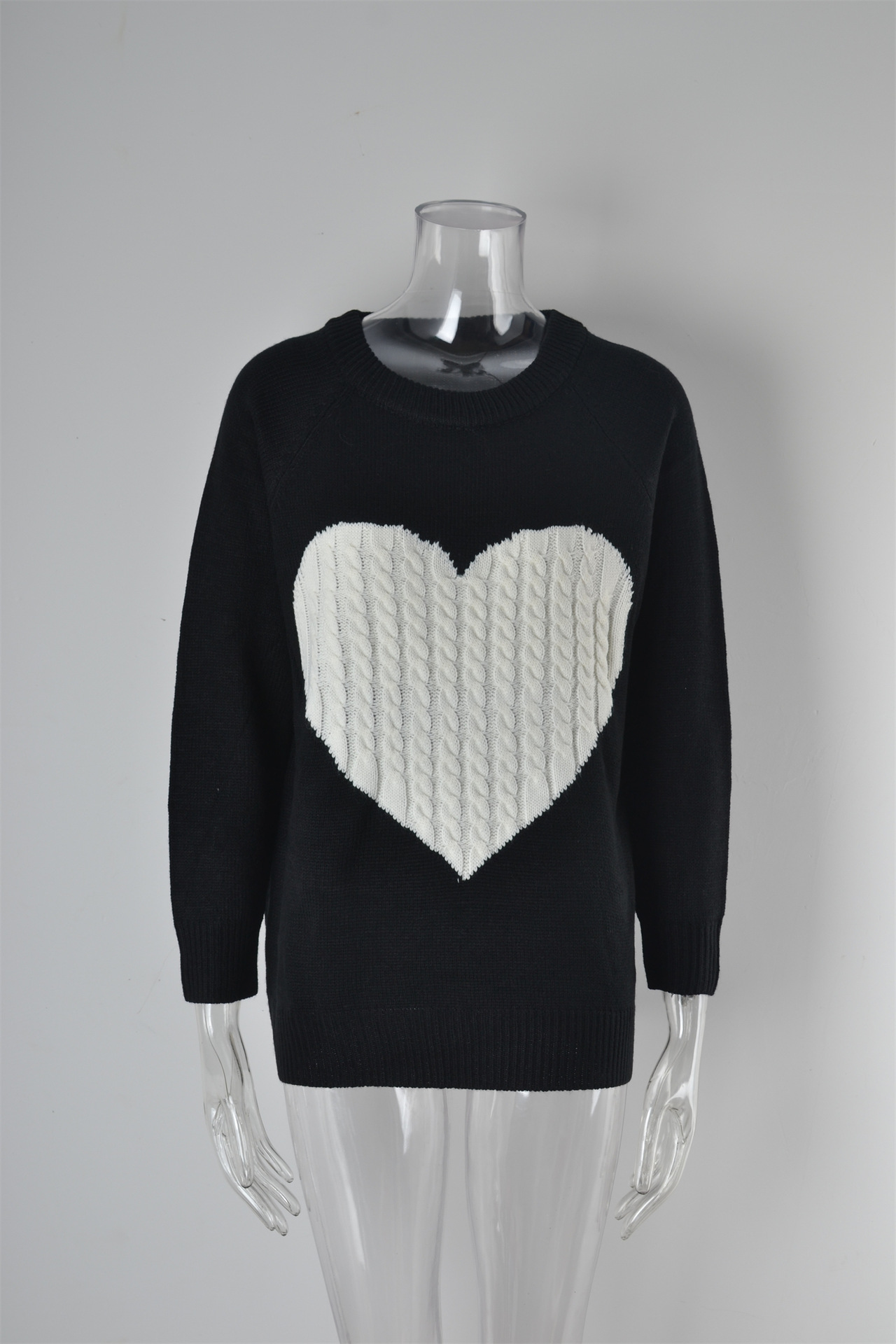 Women's Sweater Long Sleeve Sweaters & Cardigans Hollow Out Fashion Heart Shape display picture 21