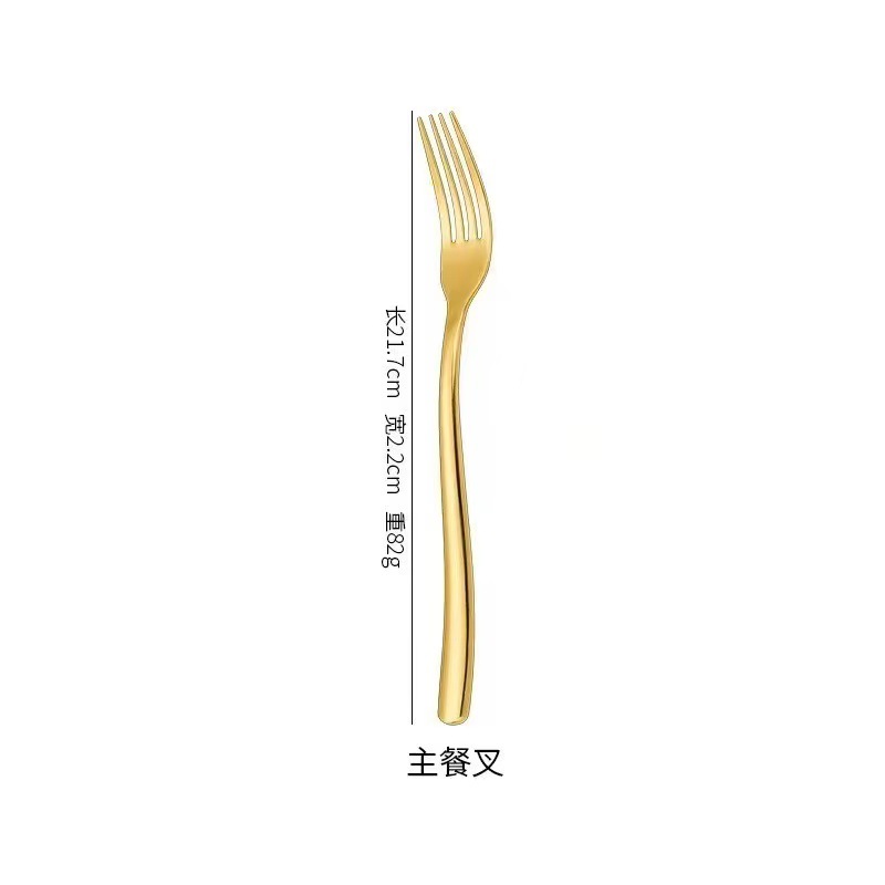 304 스틸 메인 포크(골드)