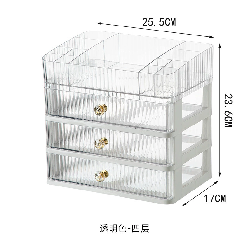 Table storage box, cosmetic plastic storage system, lipstick for skin care
