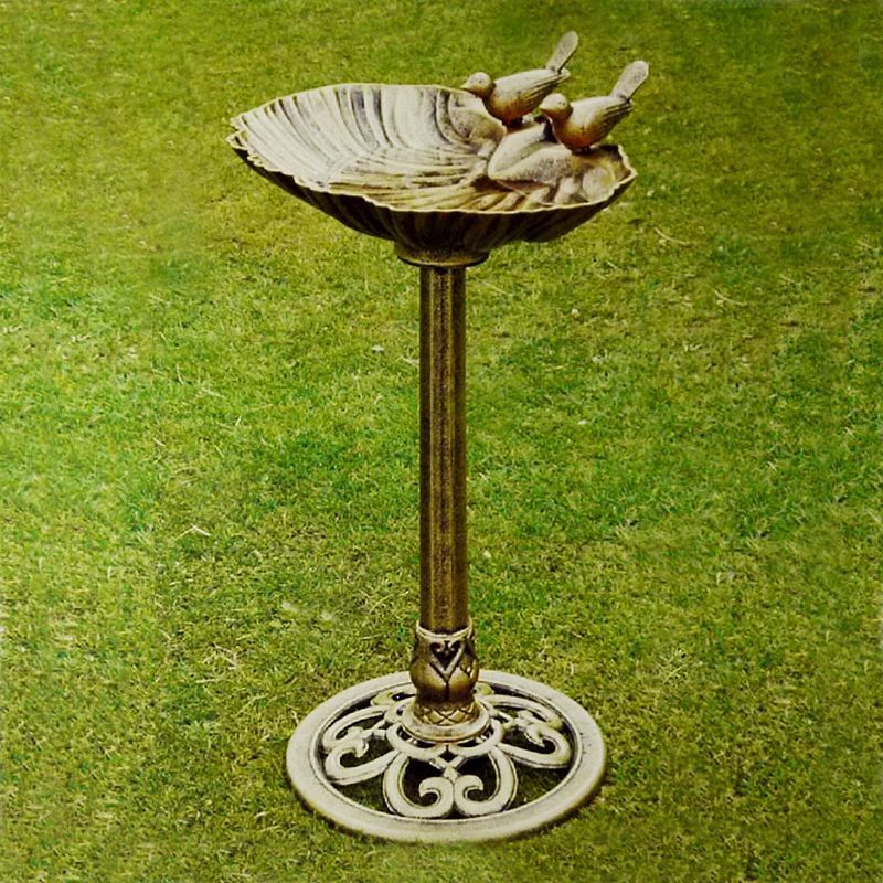 Amazon Temu Garden Outdoor Plastic Bird Feeder Shell Bird Bath Breeding Box Solar Powered for Birds