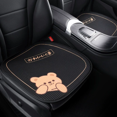 Cushion Cute Car Supplies, Seat cushion, seat cover - winnie-the-pooh-black-front-row-two