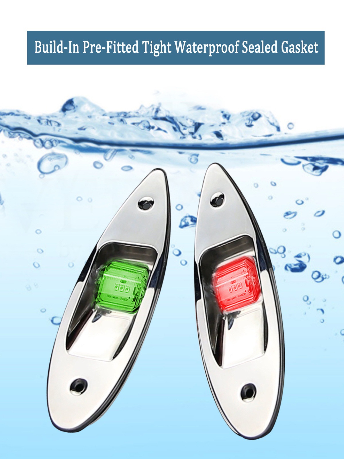 LED Yacht Light Stainless Steel Navigation Light Signal Light