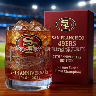 San Francisco 49ers 79th Anniversary Whiskey Glass�f��ɽ�