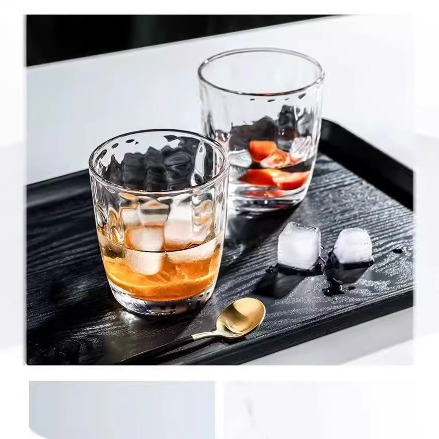 Lujo ligero nórdico simple copas de vidrio enjuague bucal taza de agua taza de habitación taza creativa restaurante de hotel alojamiento en el hogar