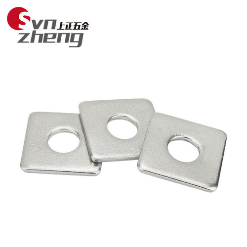 M3M4M5M6M8M12M20 304 stainless steel increased and thickened square flat pad square curtain wall using flat washers