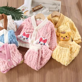 童家居服套装;童套装;童家居服上装