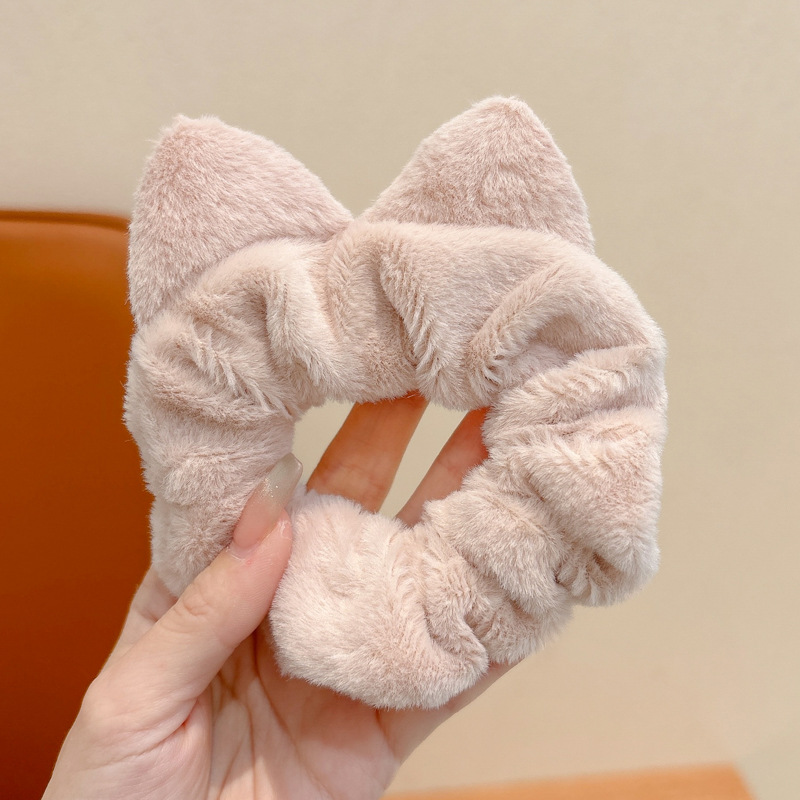 Encaje retro francés, diadema de intestino grueso, mujer 2025, nuevo estilo, cuerda para el cabello, banda de goma, lazo, dulce cuerda para el cabello, accesorios para el cabello