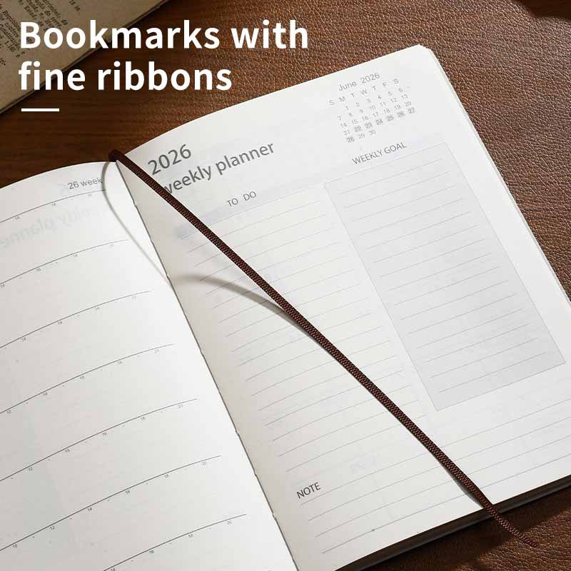 Planificador semanal y diario de comercio exterior 2026, modelo nuevo 2026, para planificación de comercio transfronterizo.