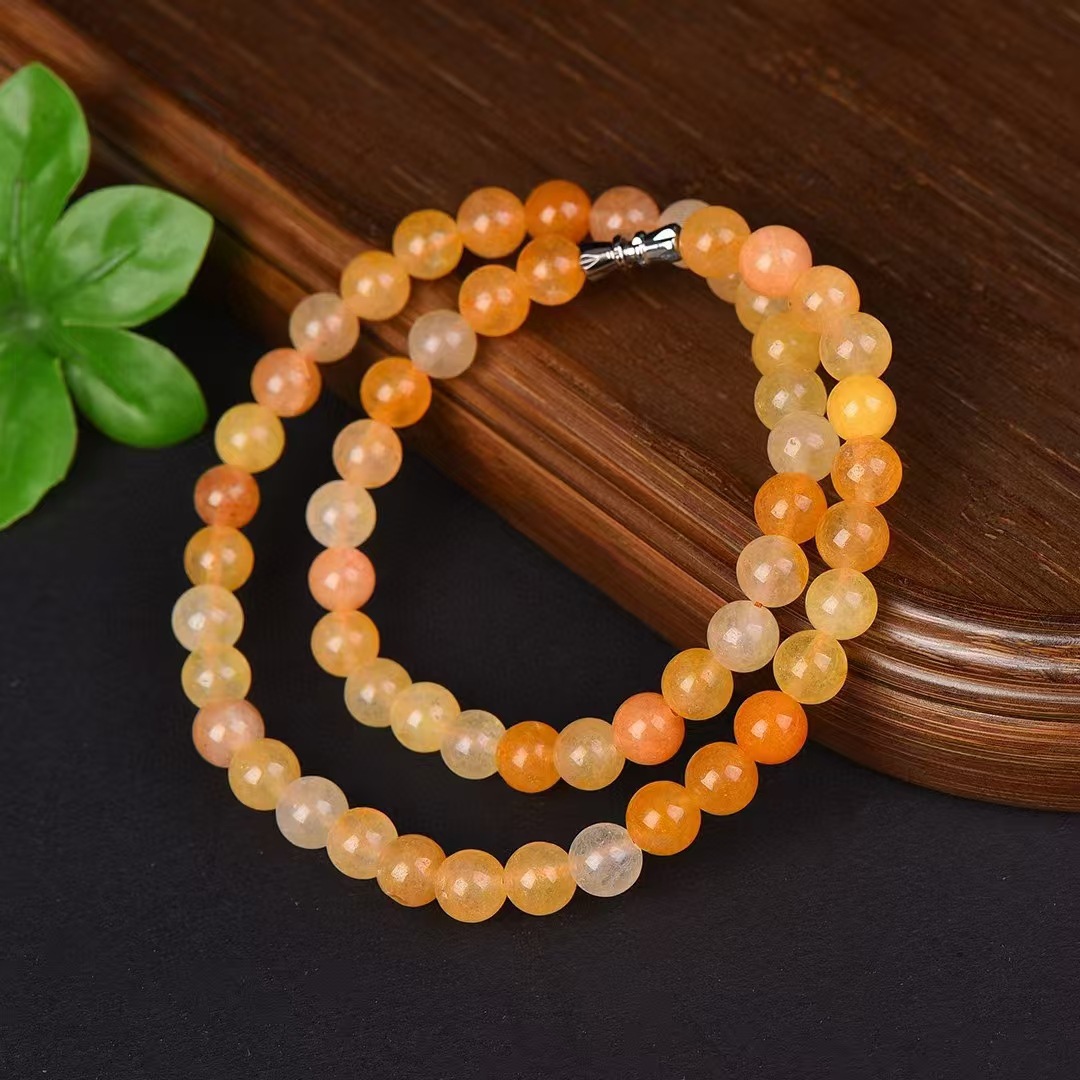 定制天然新疆天山翠金丝玉项链东陵玉毛衣链项饰挂件直播货源批发