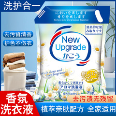 エボニーローズ 洗濯洗剤 2kg 詰め替え 2kg 大容量 洗浄剤 柔軟剤入り カメリア 洗濯洗剤