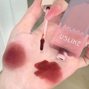 Uslike Pure Desire Mini Popsicle Ice Cream Nude Lip Mud ~ Matte Matte Velvet Lip Glaze Lipstick Student Party