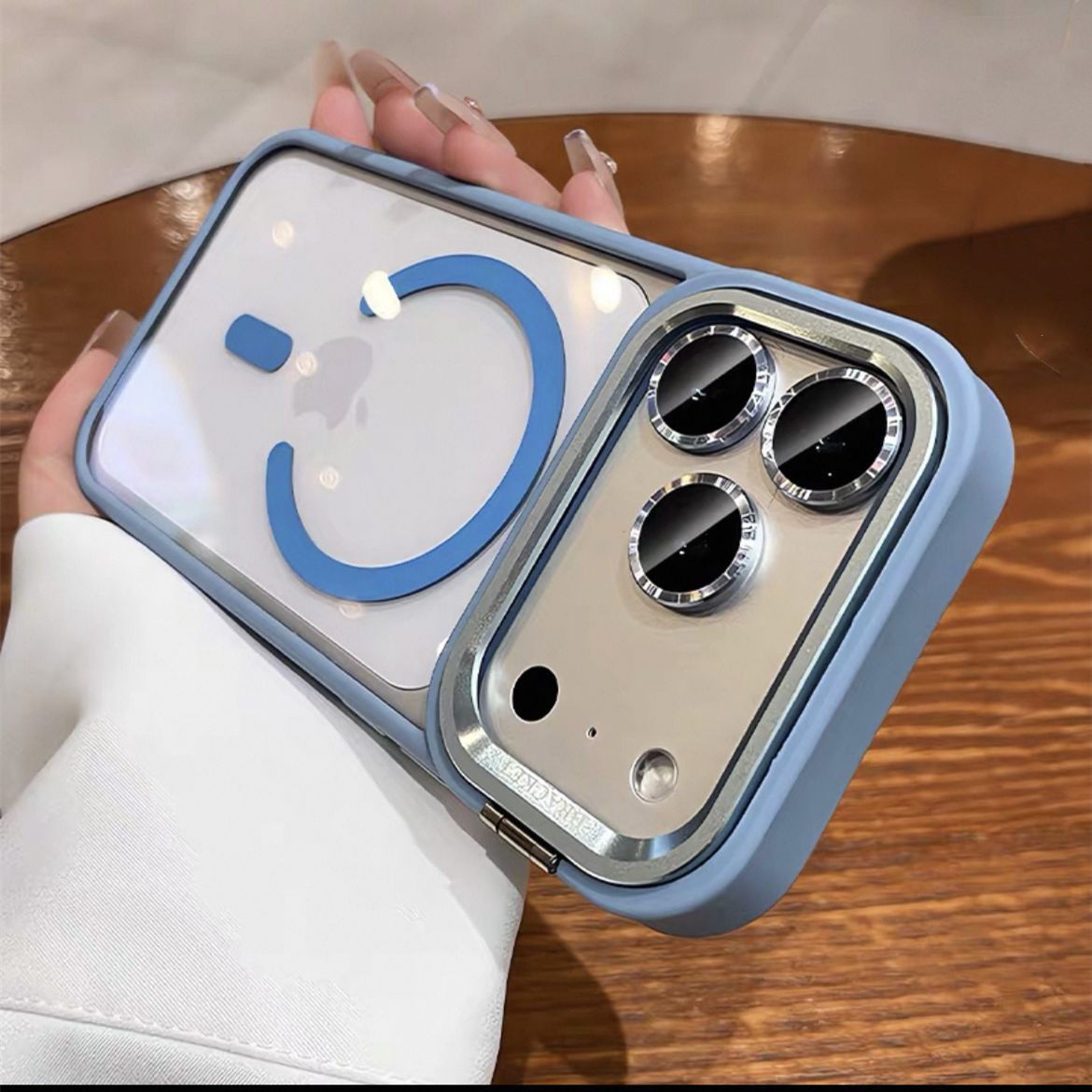 Soporte de lente succión para iPhone18PROMAX caso de teléfono con colgante Apple 17 película de lente anti-caída 16