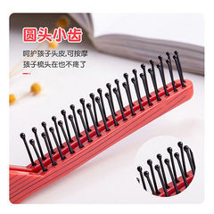 兒童摺疊梳子寶寶女孩花樣編發分發線用小孩隨身便攜梳頭髮兩用梳