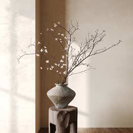 海虹雅林仿真花客厅轻奢装饰宋氏美学中古餐桌花艺摆件企业采购