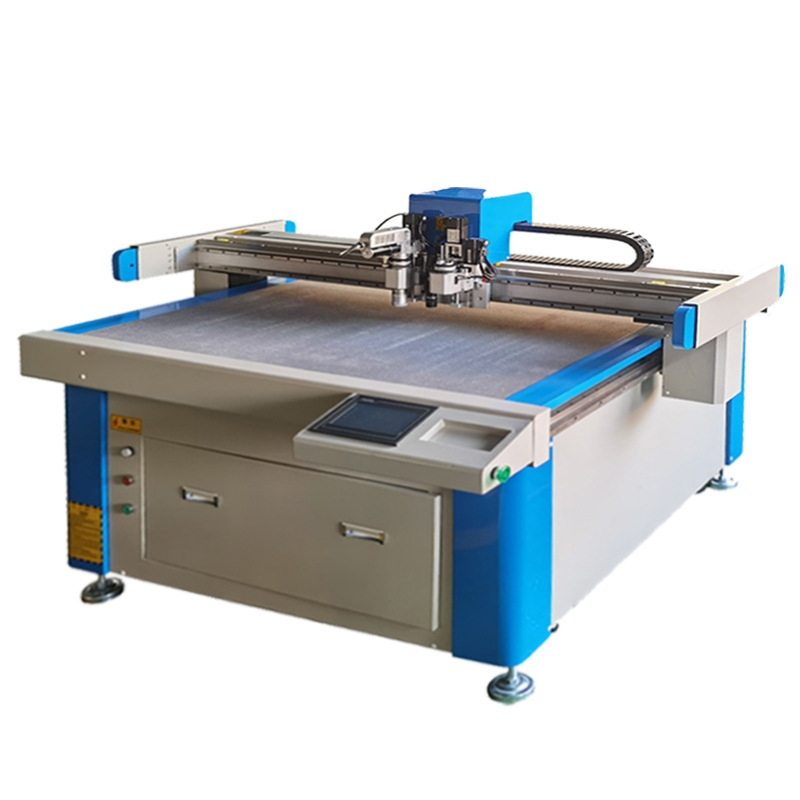 跨境纸箱珍珠棉EVA瓦楞纸电脑割样机精品礼盒彩盒卡纸振动切割机